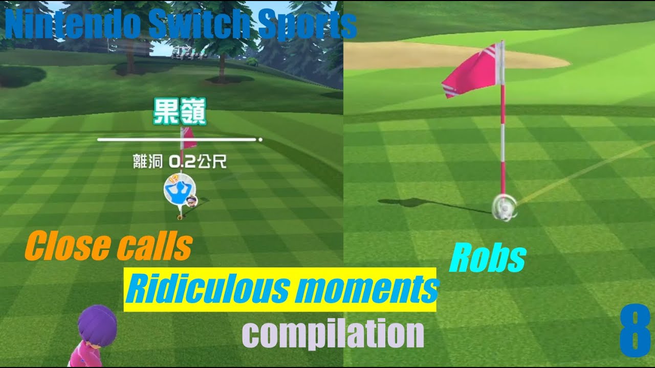 NSS Golf Online Ridiculous Moments/ Robs/ Lips/ Close Calls Compilation 1 - How did that not go in?