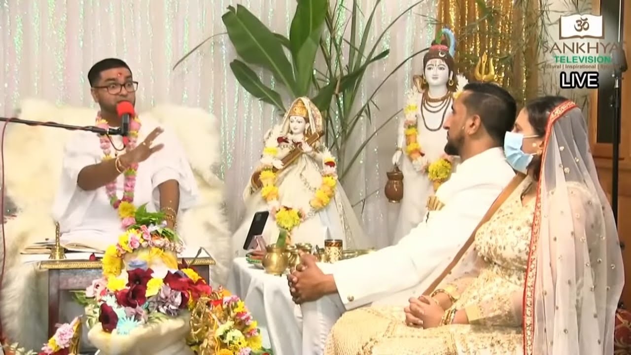The Ganesh Utsav Foundation 2nd Night Shiv Puran Yagna Officiating Pt Sunil Seetahal Maharaj