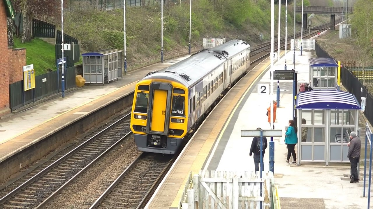 Trains at Conisbrough (crazy hour at Conisbrough)