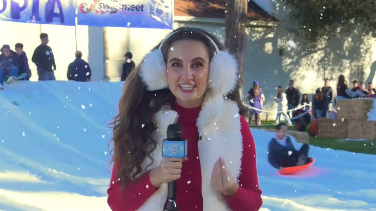 Breaking News:  It’s Snowing in Garden Grove!