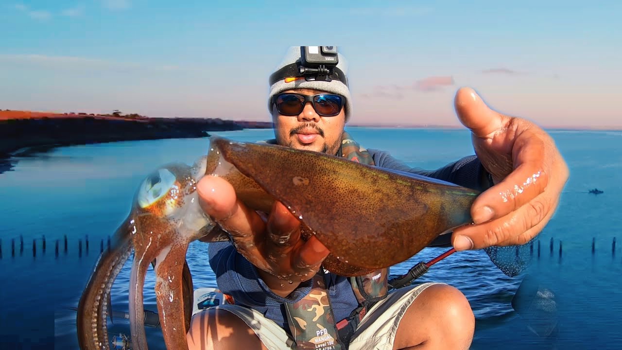 PORT PHILLIP BAY//KAYAK FISHING//SQUID/WHITING FISHING//EPIC DAY!!