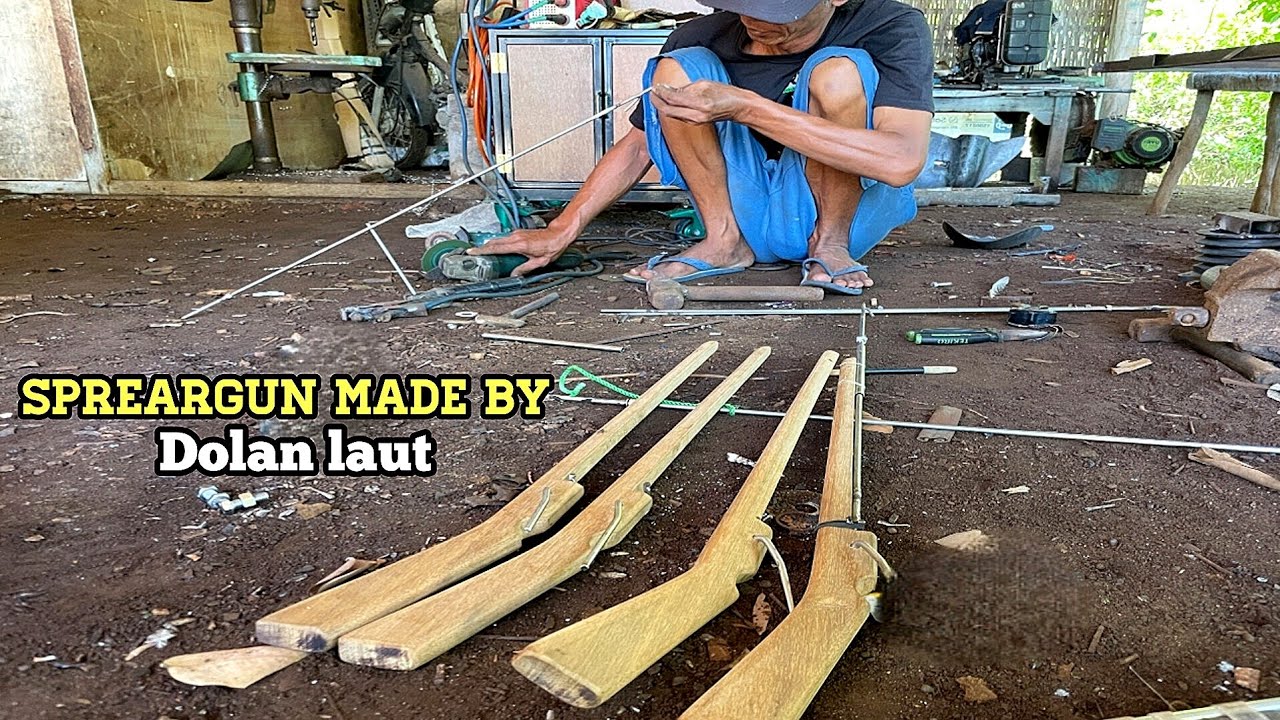 Making speargun by Dolan laut | for night spearfishing 