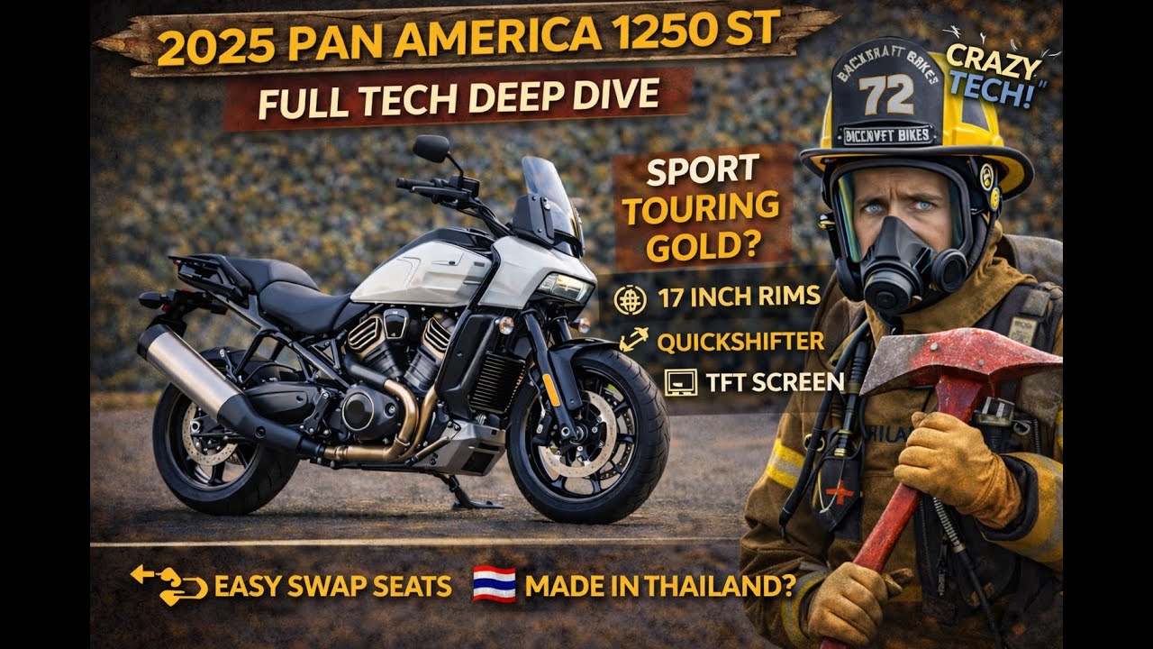2025 Pan America 1250 ST – Full Walkaround & Tech Deep Dive