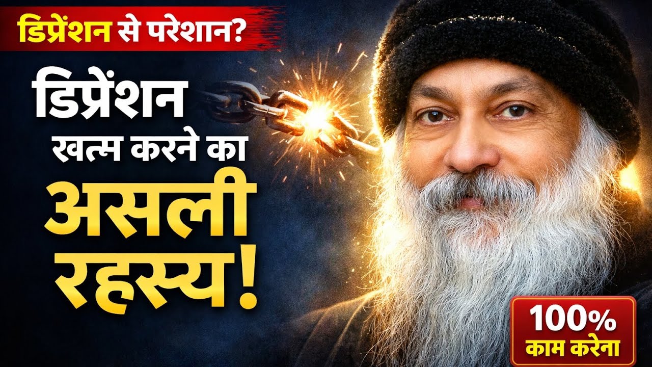 डिप्रेशन खत्म करने का असली रहस्य | Osho Motivational Speech