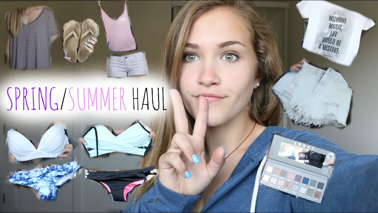 SPRING/SUMMER HAUL 2015! (Victoria's Secret, Brandy Melville, Hollister, etc)