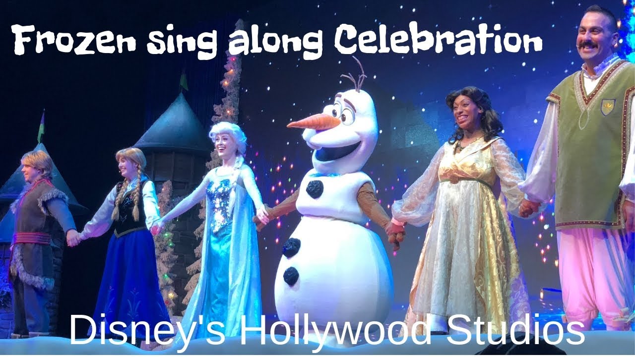 Frozen Sing Along Celebration en Disney's Hollywood Studios con letras en español