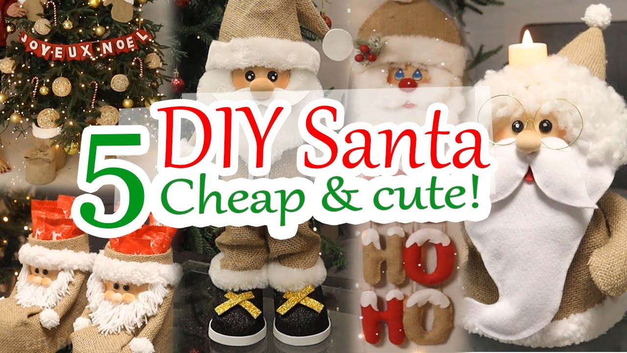 5 creative and budget-friendly Santa crafts for Christmas
