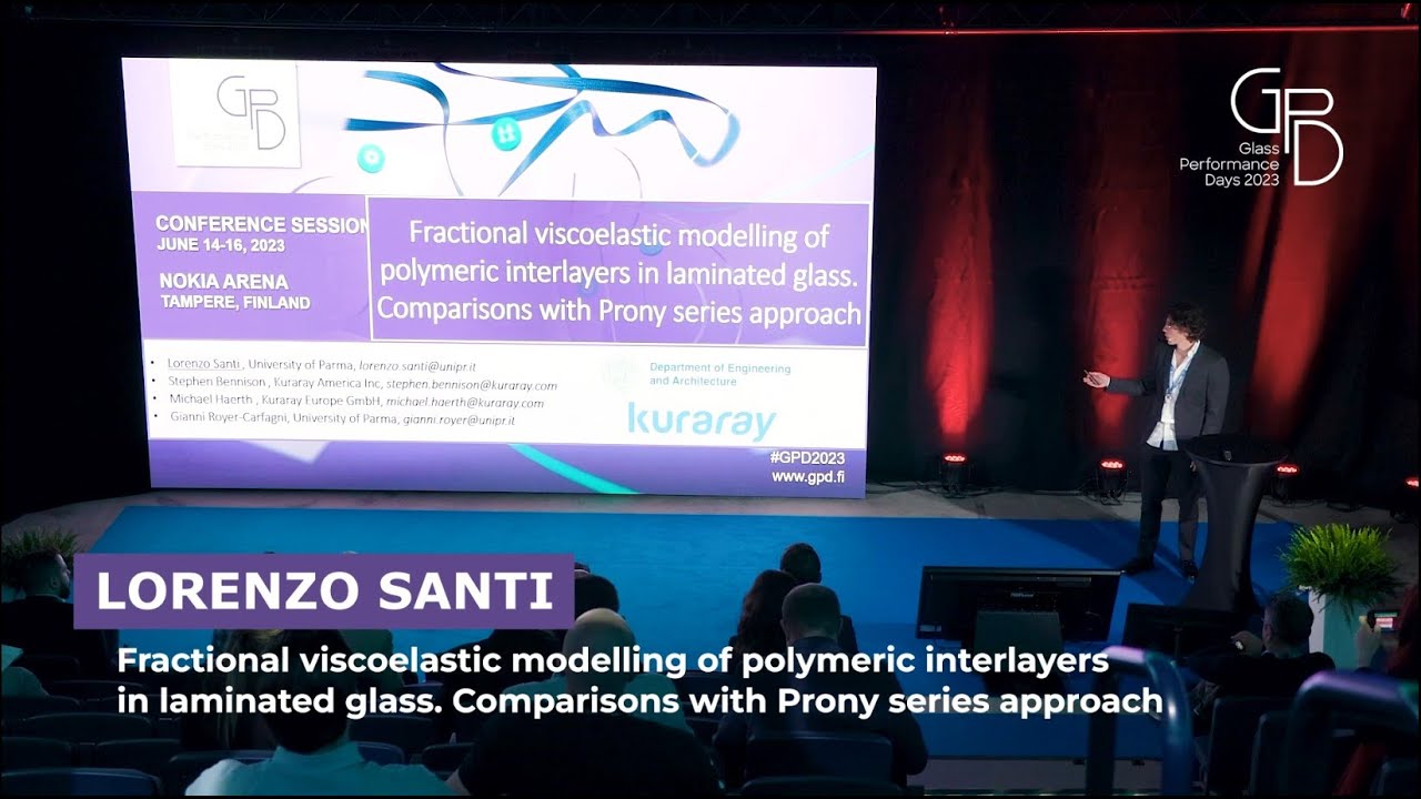 Lorenzo Santi | Fractional viscoelastic modelling of polymeric interlayers in laminated glass. (...)