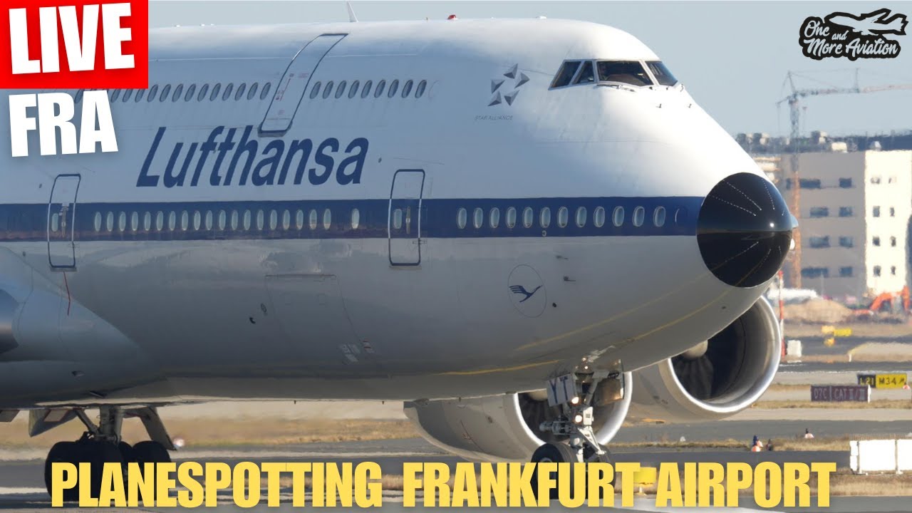 🔴Live Planespotting Frankfurt Airport Friday Action & Hello again 👋 