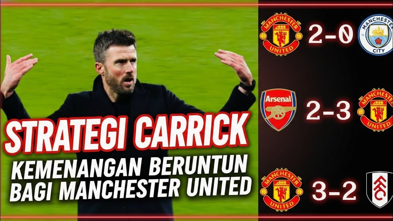 HIGHLIGHT MANCHESTER UNITED VS TOTTENHAM 🔥 KEMENANGAN YANG MEYAKINKAN MU 3 WIN STRIKE | XI Starting