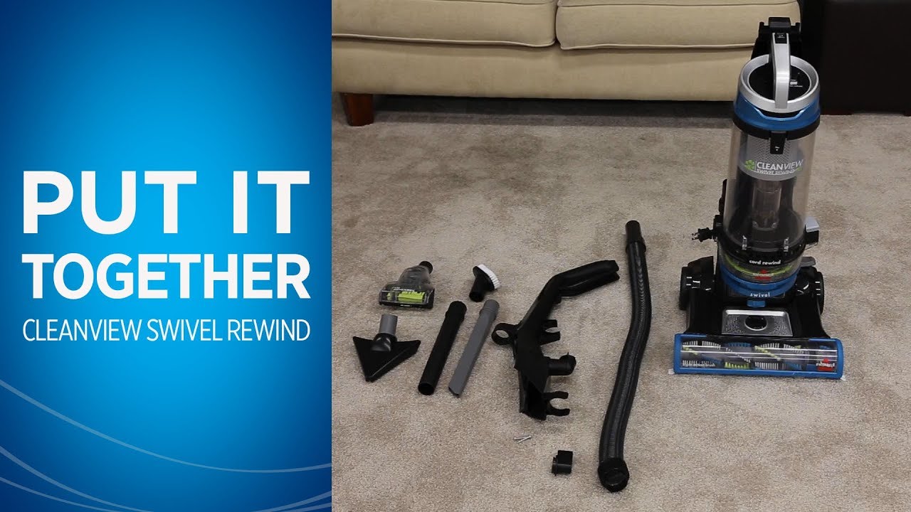 How to Assemble Your BISSELL® Cleanview® Swivel Rewind Pet Vacuum