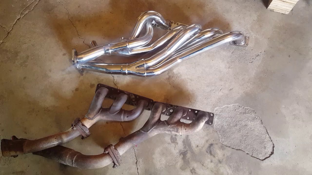 BMW e46 Frankenstein gets eBay headers