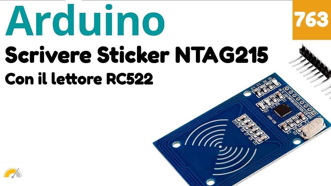 Scrivere NTAG15 Sticker NFC con Arduino e RC522  - Video 763