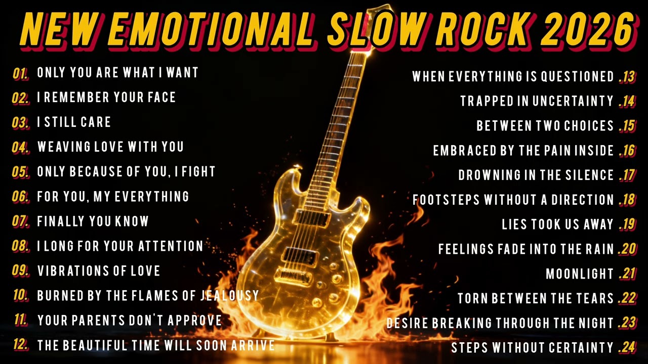 NEW EMOTIONAL SLOW ROCK | AMERICAN PLAYLIST 2026   #music #slowrock #emotionalrock #playlist2026