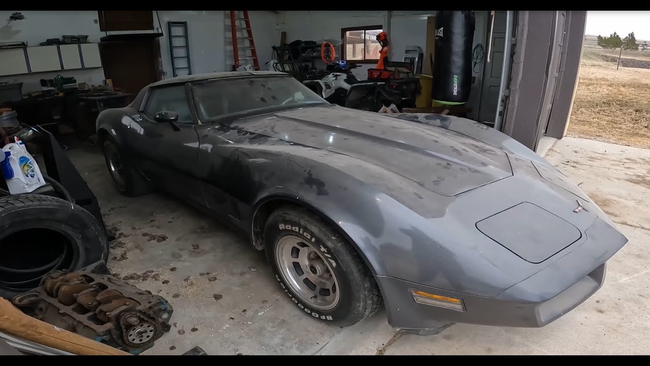 Getting this BARN FIND CORVETTE home was quite  an adventure.