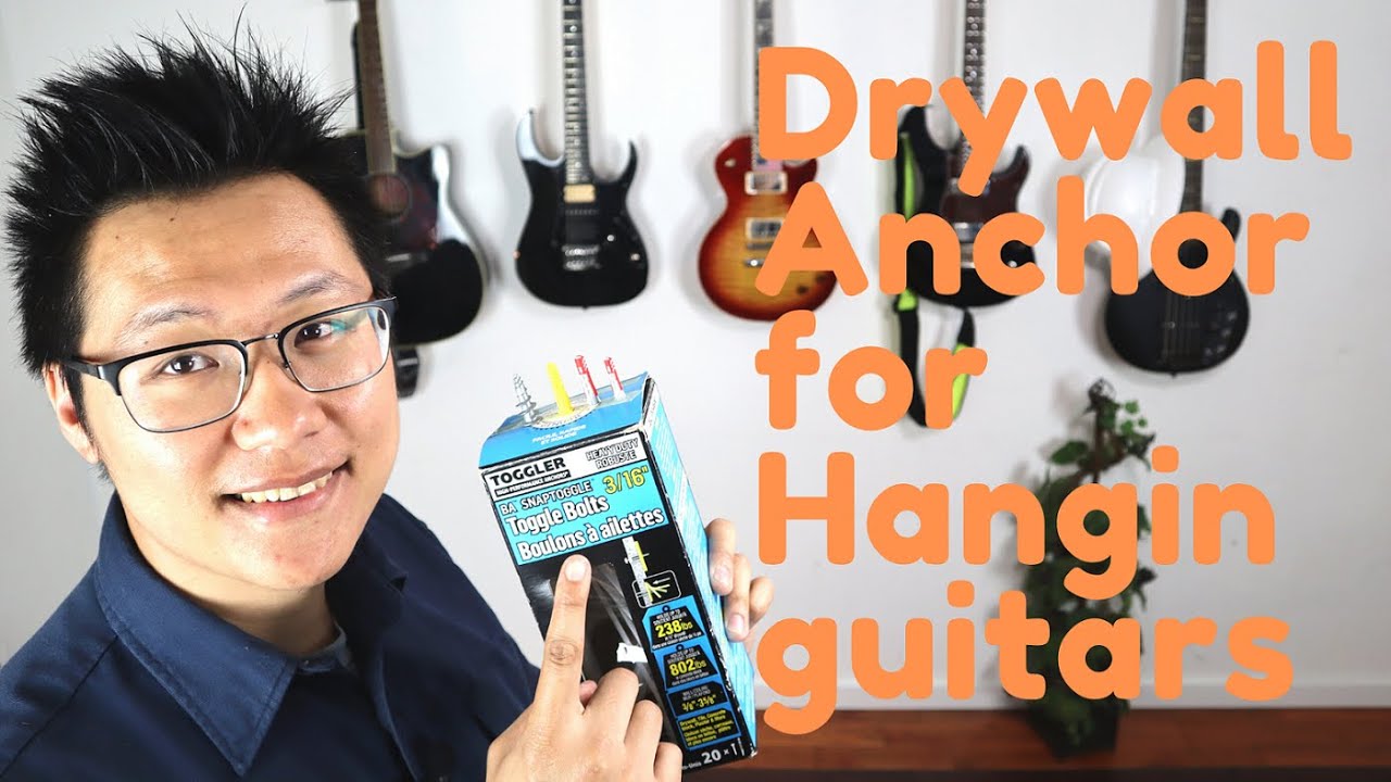 Drywall Anchor for Hanging Guitars