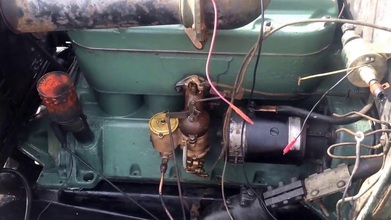 1926 dodge brothers slow four engine running fresh build. Vintage auto repair 256-852-7214