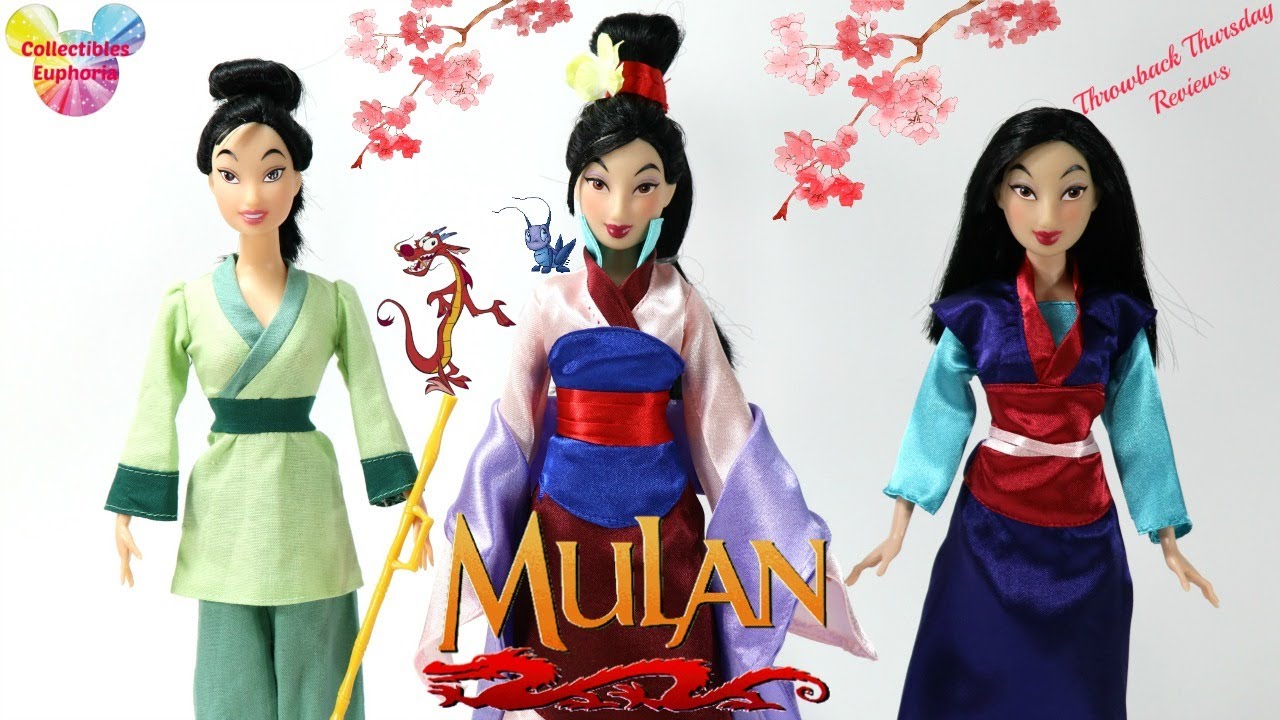 Throwback Thursday Reviews: Best Disney Store Mulan Dolls and Accessories