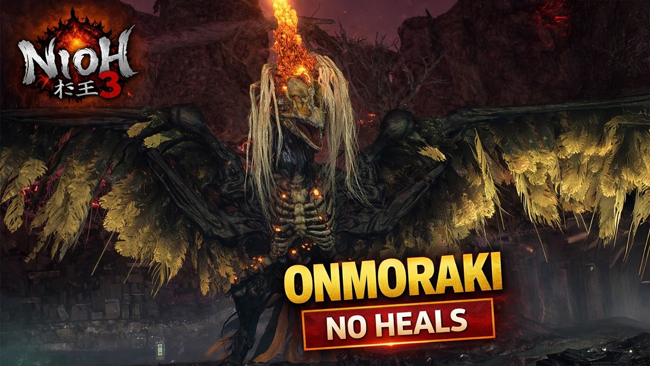 Onmoraki Solo No Heals Boss Fight | Nioh 3 | Kiyomizu Defiled