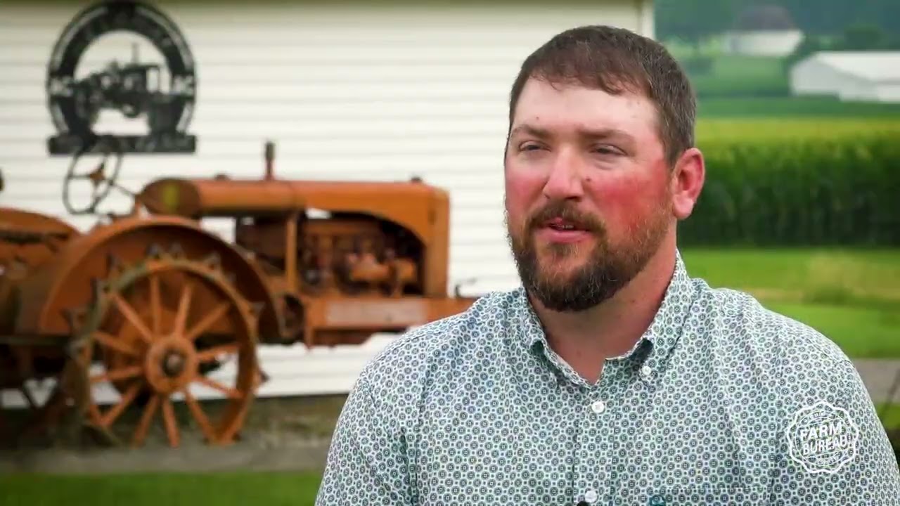 Выдающийся молодой фермер 2025 года по версии Ohio Farm Bureau: Уилл Миншалл.