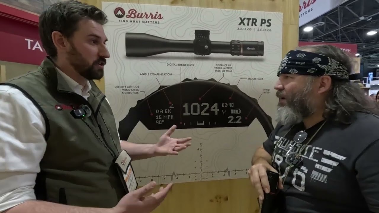Burris goes over the XTR PS rifle scope. It is pretty amazing.