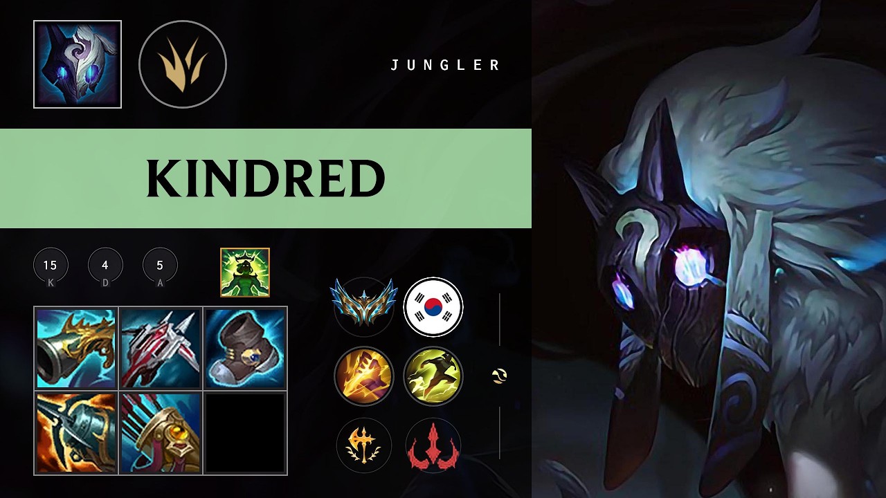 Kindred Jungle vs Jayce - KR Challenger Patch 26.10