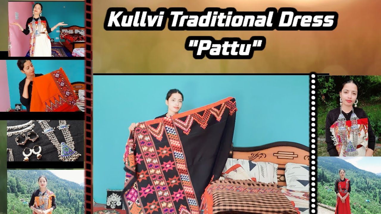 kullvi traditional dress"pattu" ||Himachali culture|| pahadi style || || 