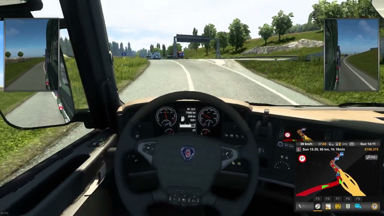 Euro Truck Simulator 2 #40. No commentary gameplay