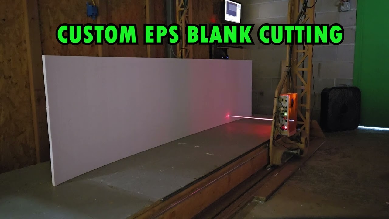 Custom EPS Surfboard Blank Cutting