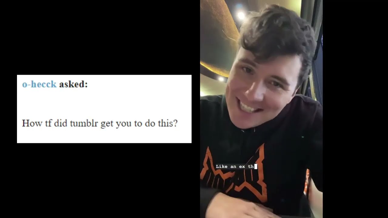 Dan Howell Tumblr Answer Time