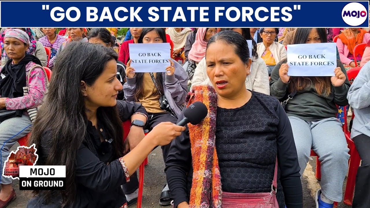 Manipur Updates | Kuki Zo Women Build Makeshift Barrier To Block Manipur police | 