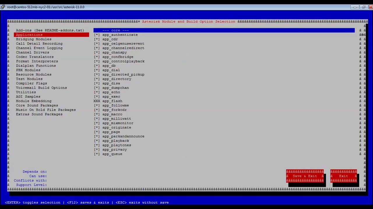 Asterisk 11 Installation on Centos Machine.