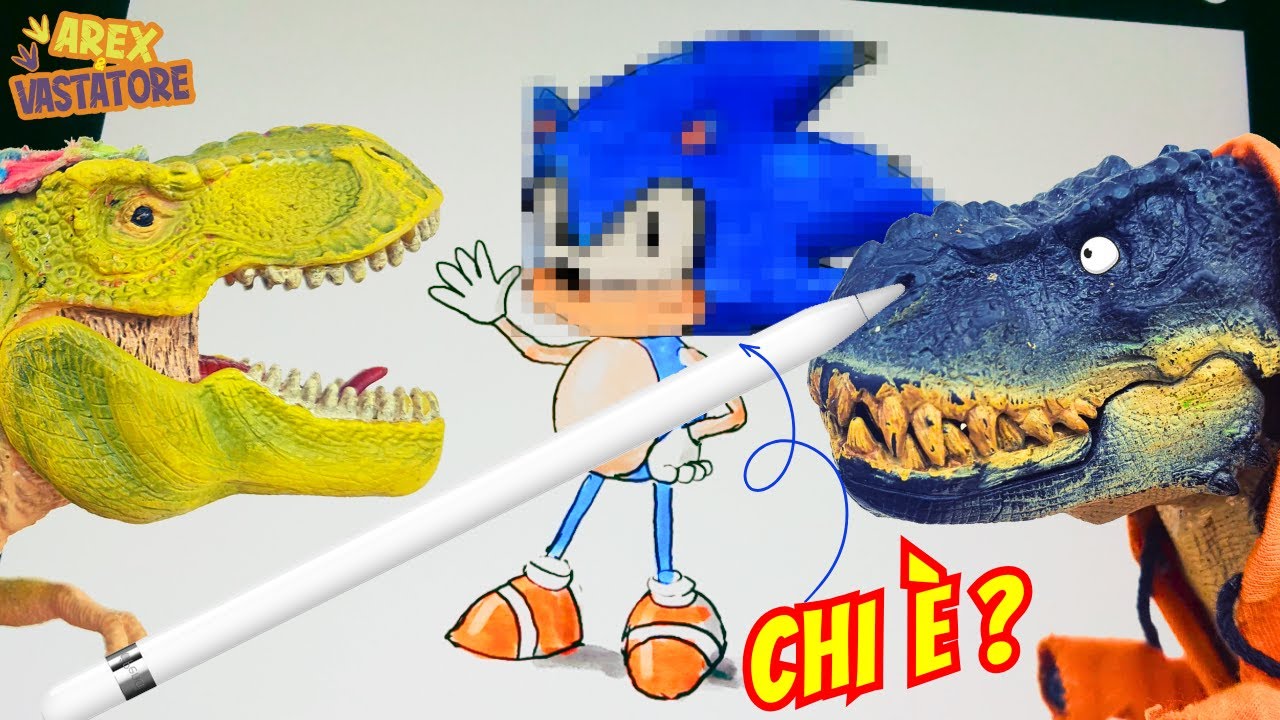 INDOVINA il DISEGNO 🖌️🦖 Arex e Vastatore si sfidano ANCORA a indovinare i disegni del Cameraman!
