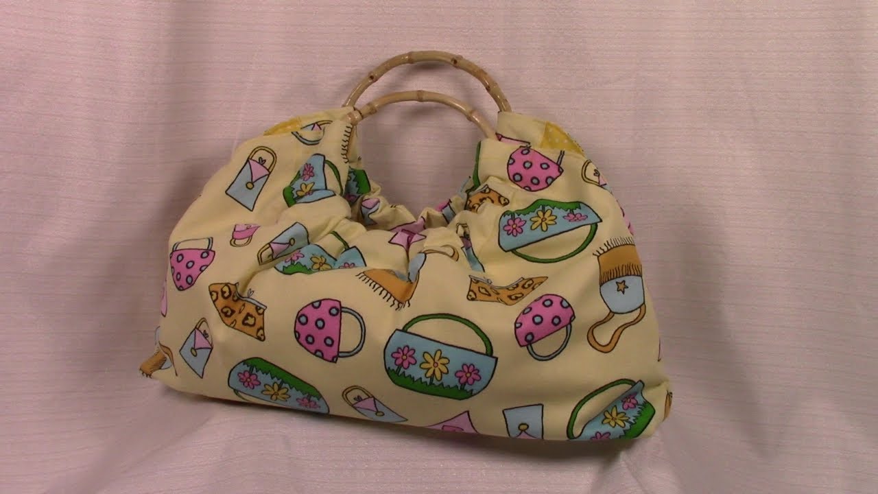 Bag With Rattan Handles
