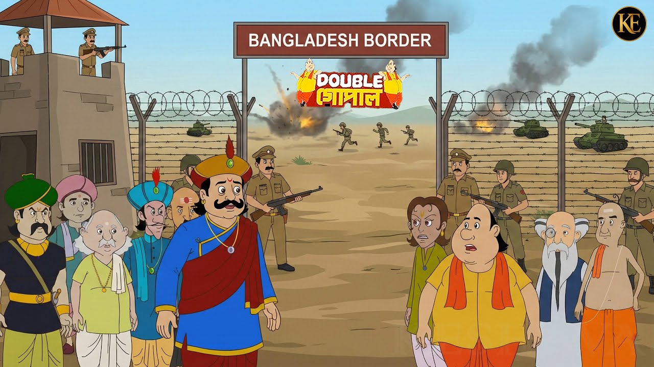 বাংলাদেশ সীমান্তে গুলি! গোপাল দাদু কি বেঁচে যাবে? || Gopal Bhar || Best Of Gopal Bhar