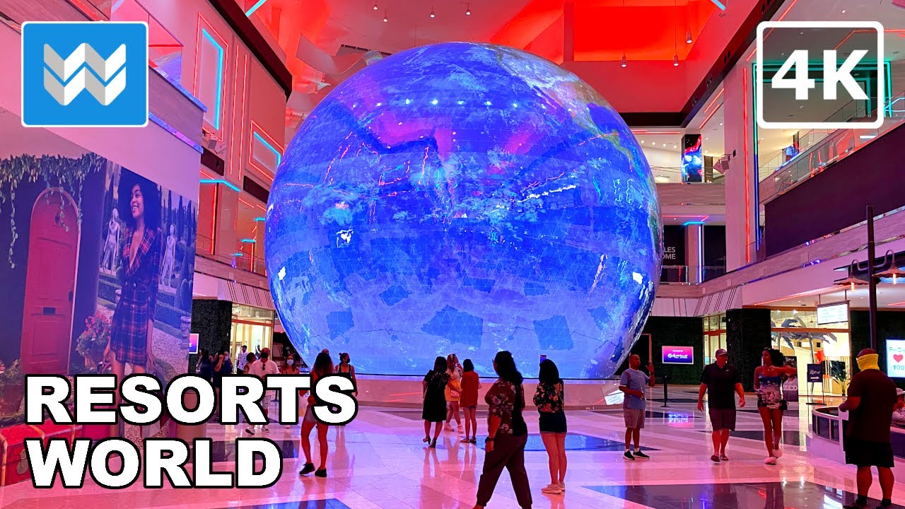 [4K] Resorts World Las Vegas | Newest Hotel Casino Opened On The Strip - Walking Tour Vlog