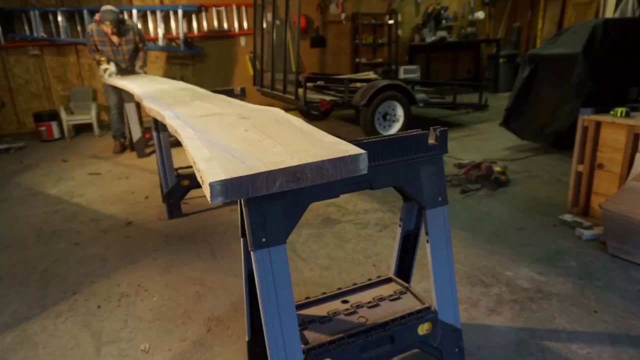 How to Make a Live Edge Black Walnut Bar Top