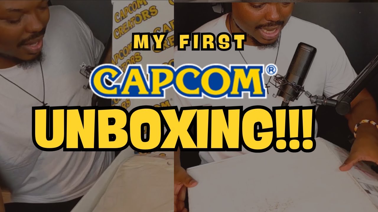 Моя первая официальная распаковка Capcom — это что-то нереальное! | Спасибо, Capcom!