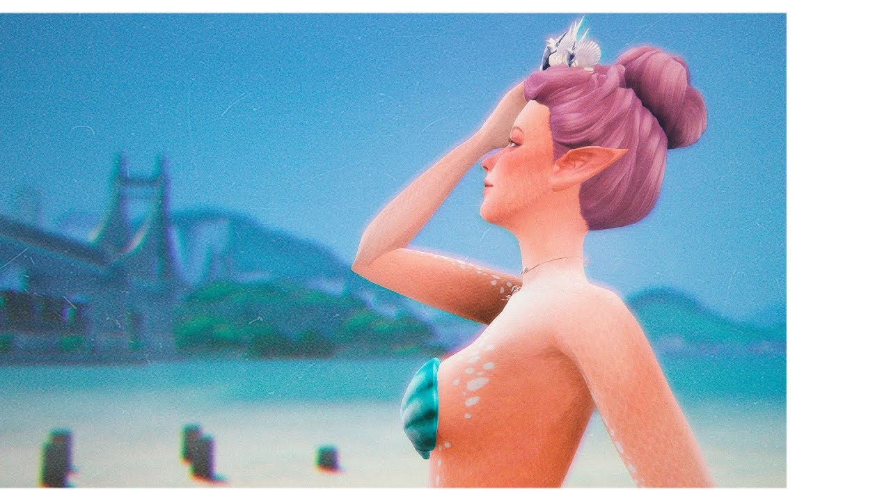 Зефирная русалочка | Sims 4 CAS