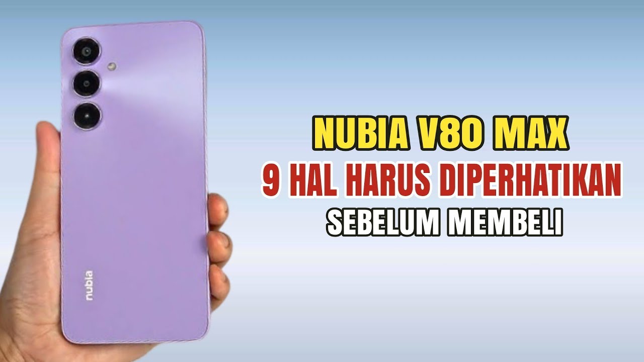 MURAH, TANGGUH!! Kelebihan Dan Kekurangan Nubia V80 Max