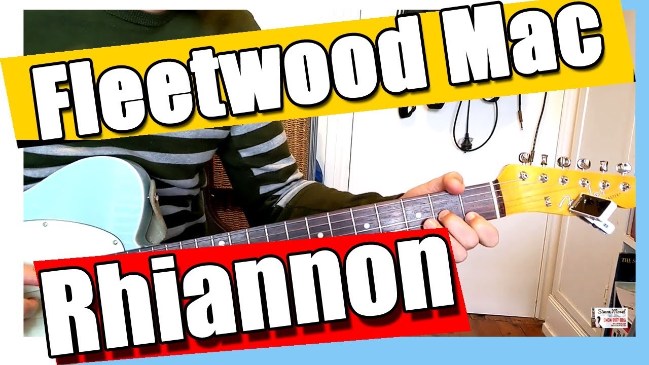 How to play Rhiannon : Fleetwood Mac : Guitar Lesson Tutorial #336a