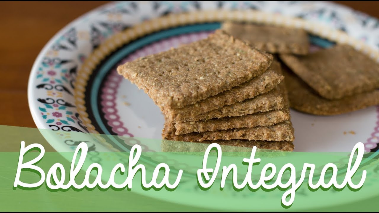 Como Fazer Bolacha Integral