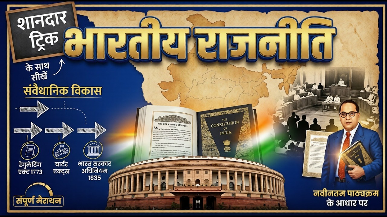 Indian Polity भारतीय संविधान की ऐतिहासिक पृष्ठभूमि | History of Indian Constitution #1