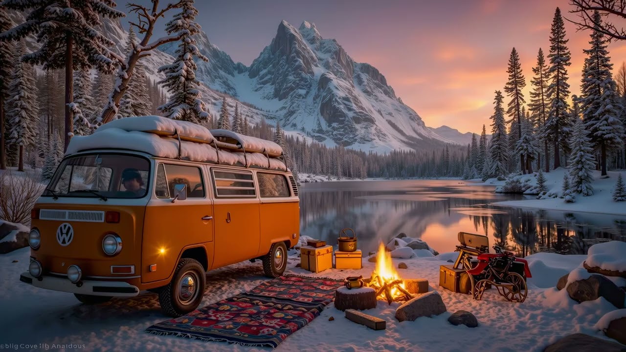 Winter Wanderlust | Расслабляющая гитара и успокаивающая музыка для безмятежного чилла