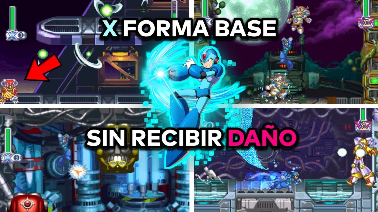Mega Man X4 | Todos los Jefes SIN DAÑO - Solo X-Buster / Sin Mejoras