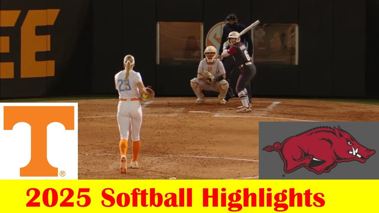 #16 Arkansas vs #7 Tennessee Softball Game Highlights 3 24 2025