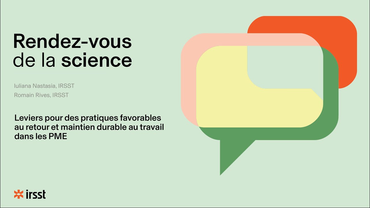 Leviers pour des pratiques favorables au retour et maintien durable au travail dans les PME