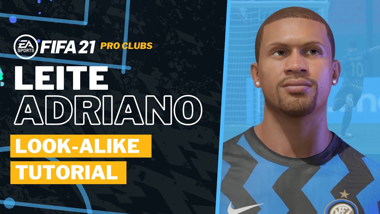 FIFA 21 - ADRIANO Pro Clubs Look-alike Tutorial | Create ADRIANO FIFA 22 ICON Rumour