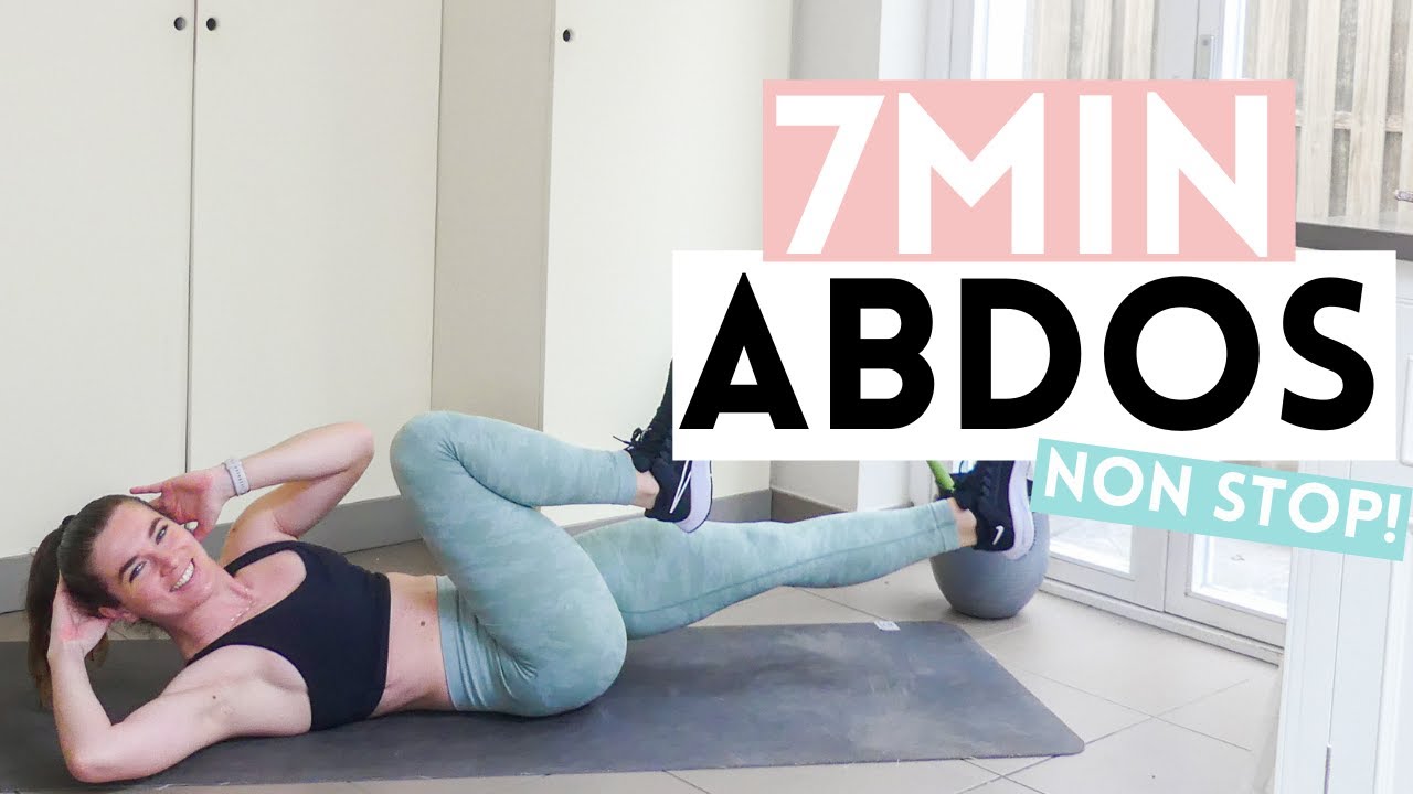 7min Abdos Non-Stop pour un vente en béton - Exercices pour muscler les abdominaux sans matériel