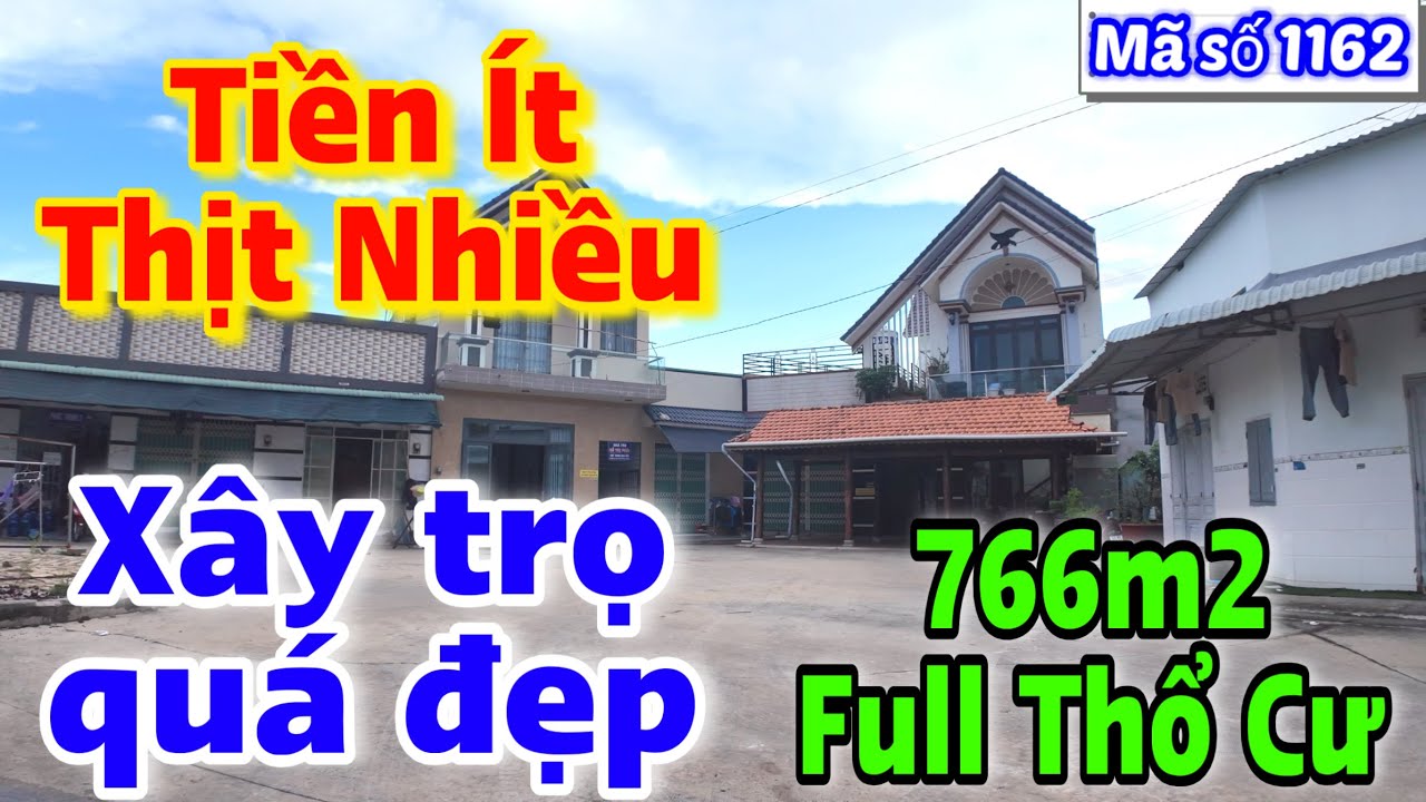 Tiền ít Thịt Nhiều. Lô Đất hơn 30m Mặt Tiền Xây Trọ quá VIP, nằm Sát Chợ và KCN quá Thuận Lợi.